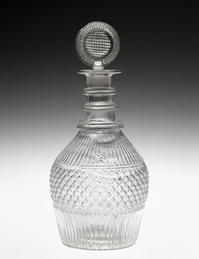 Dekanter und Stopfen, um 1820-1840 von American School