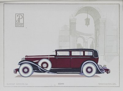DuPont Motorwagen: Limousine, 1921 von American School