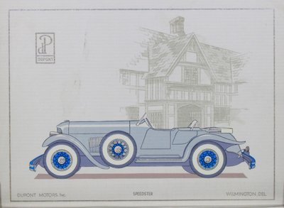DuPont Motorwagen: Speedster, 1921 von American School