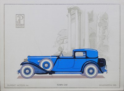 DuPont Motorwagen: Stadtwagen, 1921 von American School