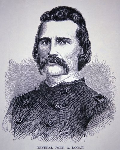 General John Alexander Logan (1826-86) von American School