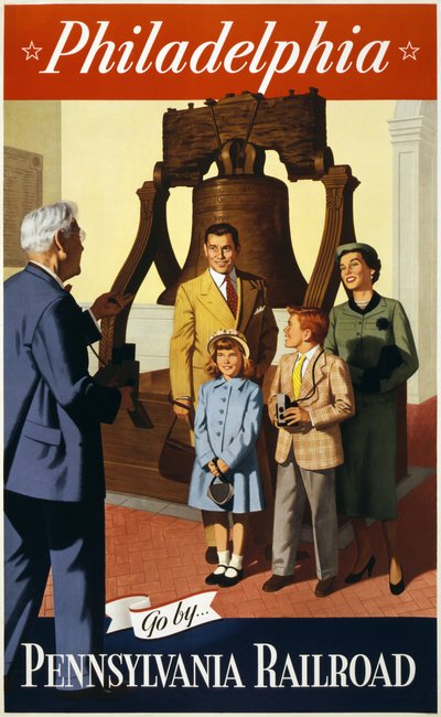 Liberty Bell Reiseplakat von American School