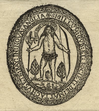 Siegel der Massachusetts Bay Colony von American School