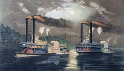 Mitternachtsrennen auf dem Mississippi von American School