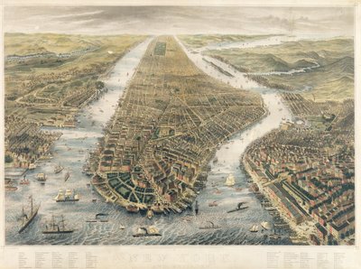 New York und seine Umgebung, 1867 von American School