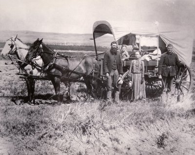 Pionierfamilie im Loup Valley, Nebraska von American School