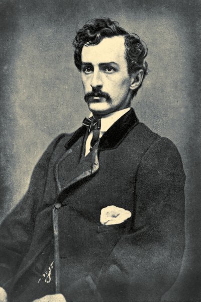 Porträt von John Wilkes Booth, ca. 1860 von American School