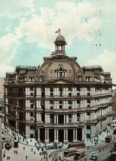 Postamt, New York, ca. 1900-09 von American School
