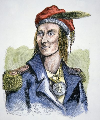 Tecumseh (1768-1813) von American School