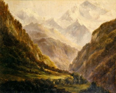 Die Rockies, ca. 1870 von American School