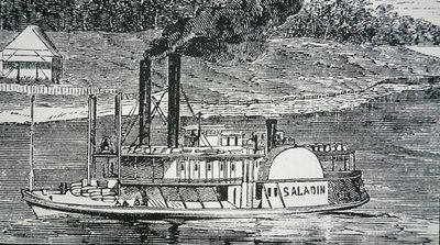 Das Seitenradschiff 