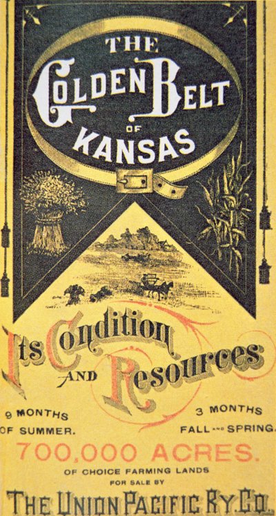 Union Pacific Railroad Poster, ca. 1880 von American School