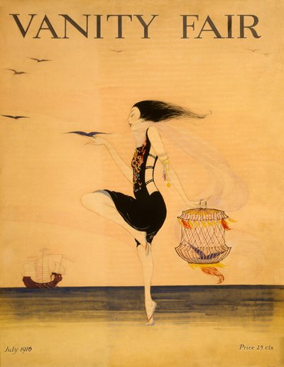Vanity Fair Titelbild, Juli 1916 von American School
