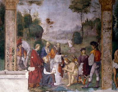 Taufe des Valerian von Amico Aspertini
