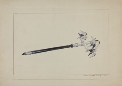 Glasfeder von Amos C. Brinton
