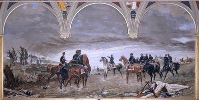 Die Schlacht von Solferino, 1886 von Amos Cassioli