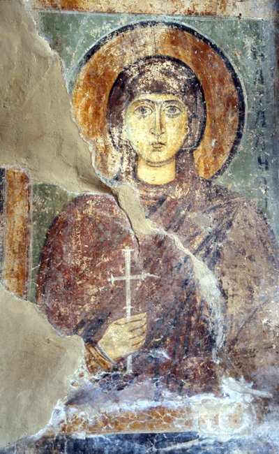 Heilige Natalia von Ancient Russian frescos