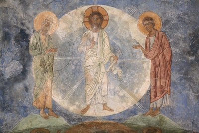 Die Verklärung Jesu, 12. Jahrhundert von Ancient Russian frescos