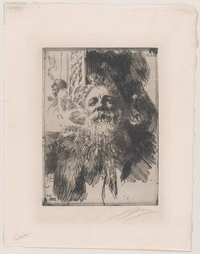Auguste Rodin von Anders Leonard Zorn