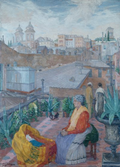 Terrasse in Rom von Anders Svarstad