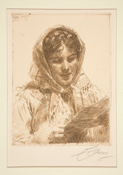 Ein Brief, 1913 von Anders Leonard Zorn