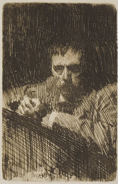 Ein Maler-Radierer (Selbstporträt) von Anders Leonard Zorn
