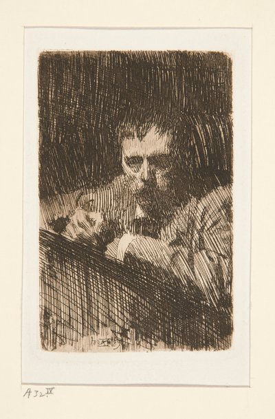 Ein Maler-Radierer (Selbstporträt) von Anders Leonard Zorn