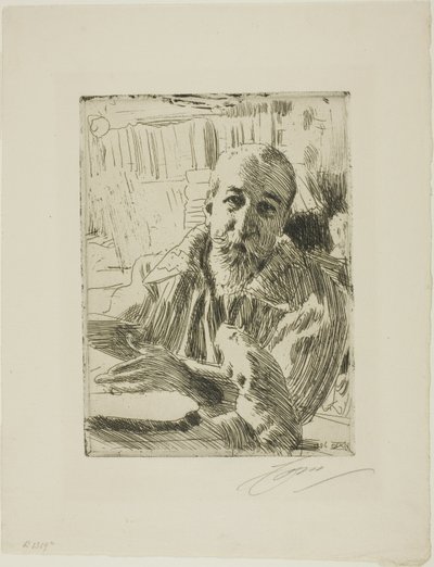 Anatole France von Anders Leonard Zorn