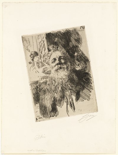 Auguste Rodin von Anders Leonard Zorn