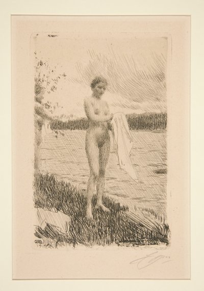 Dal-Fluss von Anders Leonard Zorn