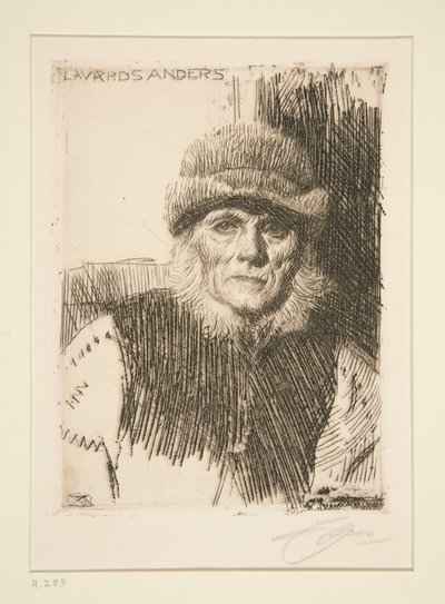 Dalekarlischer Bauer von Anders Leonard Zorn