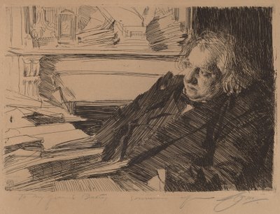 Ernest Renan von Anders Leonard Zorn