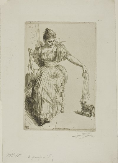 Gerda Hagborg II von Anders Leonard Zorn