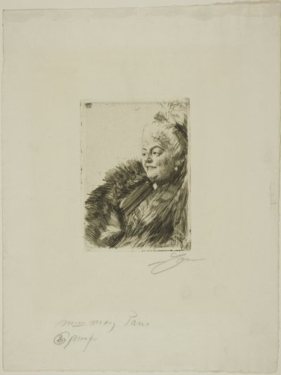 Mme Georges May II von Anders Leonard Zorn