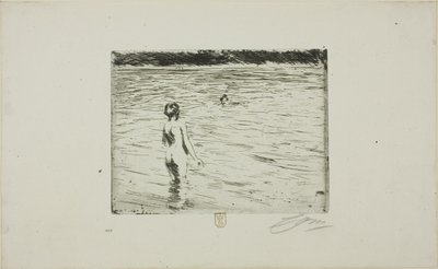 Mutter beim Baden von Anders Leonard Zorn