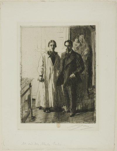 Herr und Frau Atherton Curtis von Anders Leonard Zorn