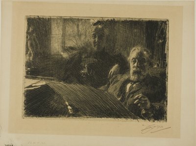 Herr und Frau Fürstenberg von Anders Leonard Zorn