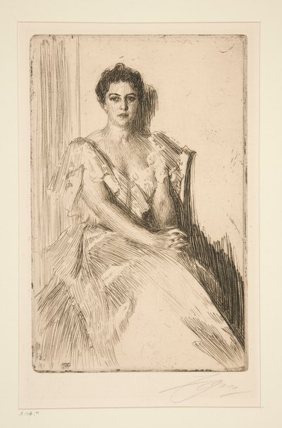 Mrs. Grover Cleveland II von Anders Leonard Zorn