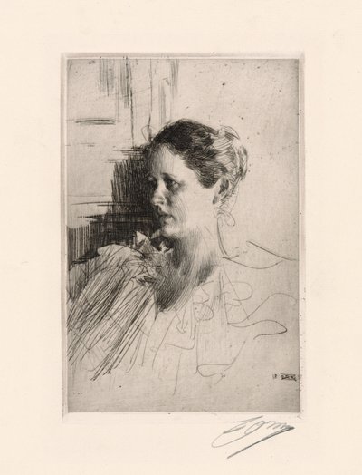 Mrs. Nagel von Anders Leonard Zorn