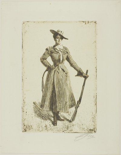 Mrs. Thompson Seton von Anders Leonard Zorn