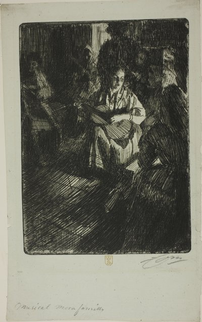 Musik in der Familie von Anders Leonard Zorn
