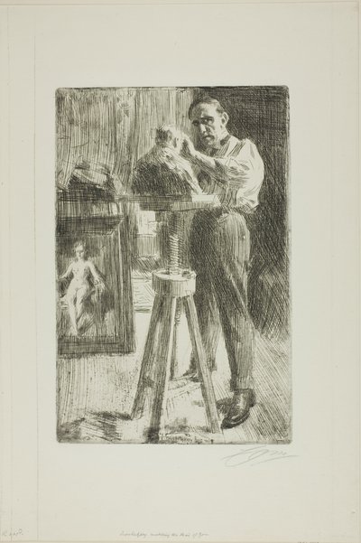 Prinz Paul Troubetzkoy I (Ganzkörper) von Anders Leonard Zorn