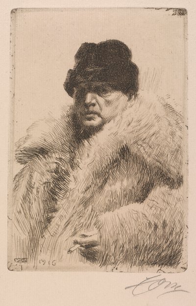 Selbstporträt von Anders Leonard Zorn