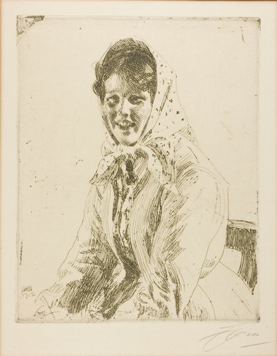 Skerikulla (Ein Skeri-Mädchen) von Anders Leonard Zorn