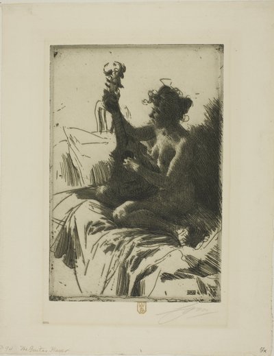 Souvenir oder Die Gitarre von Anders Leonard Zorn