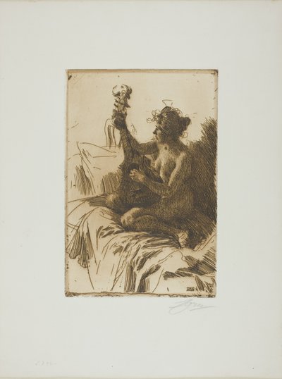 Souvenir oder Die Gitarre von Anders Leonard Zorn