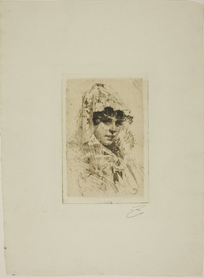 Spanische Frau von Anders Leonard Zorn
