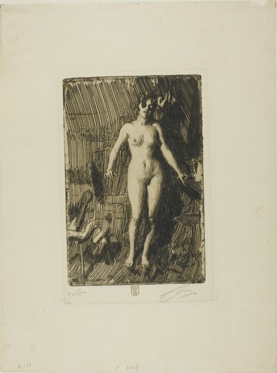 Stehendes Modell von Anders Leonard Zorn