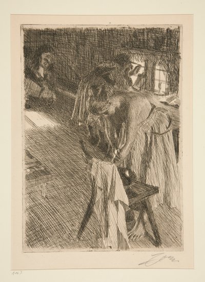 Sonntagmorgen von Anders Leonard Zorn