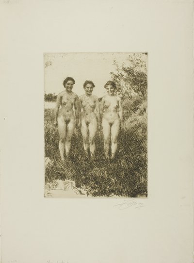 Drei Schwestern von Anders Leonard Zorn